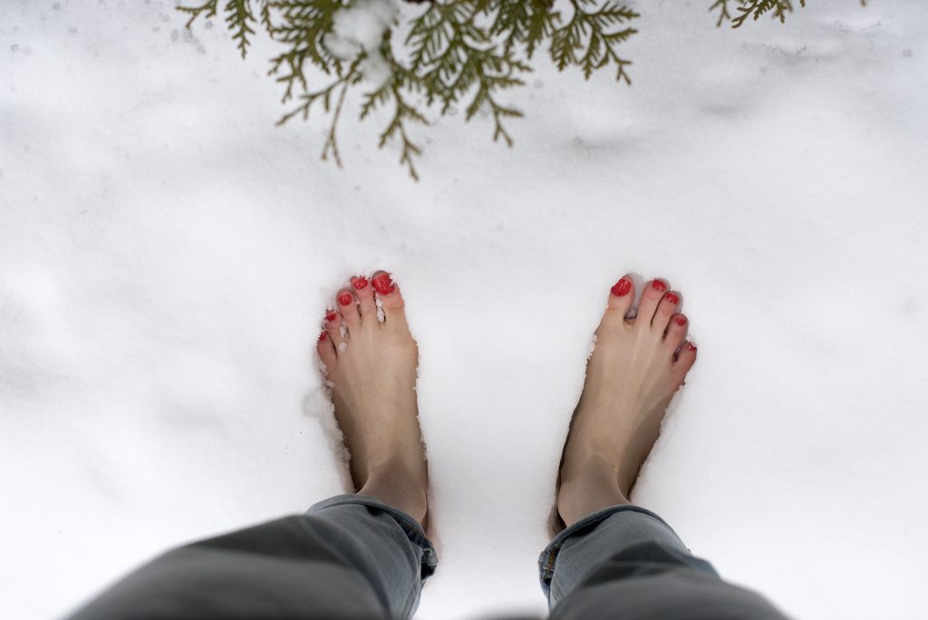 Nápady na péči o nohy během zimy