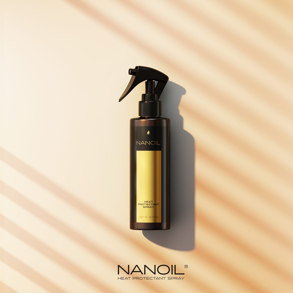 Nejlepší ochrana vlasů před teplem je konečně tady: Nanoil Heat Protectant Spray
